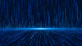 4k蓝色科技背景AE模板