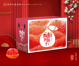 柚子包装 蜜柚礼盒