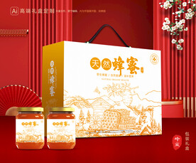 蜂蜜包装 百花蜜礼盒