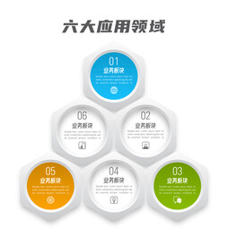 6步业务信息逻辑图表模板