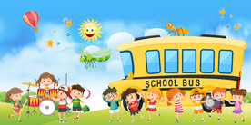 卡通儿童游乐园背景