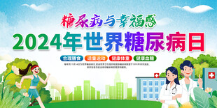 世界糖尿病日展板