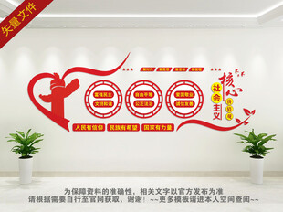 社会主义核心价值观文化墙