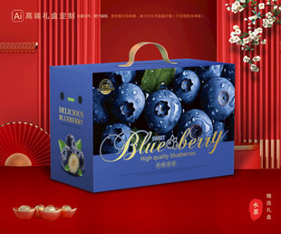 蓝莓包装 水果礼盒