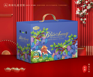 蓝莓包装 水果礼盒