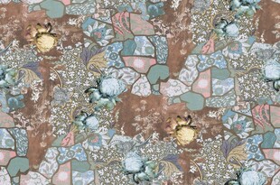 大牌拼接数码印花