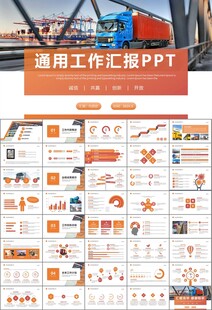 物流运输快递行业总结计划PPT