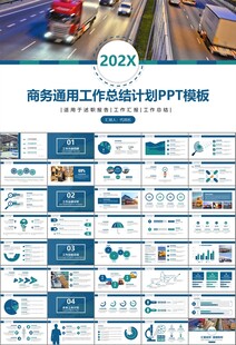 物流运输快递行业总结计划PPT