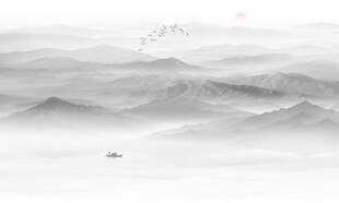 水墨山水画