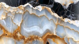 纹理独特的精美玛瑙切片