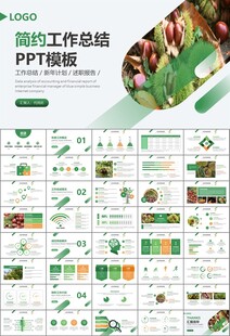 营养美食美味板栗种植宣传PPT