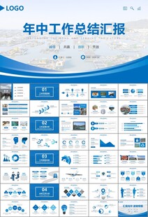 通用水产品渔业养殖海鲜PPT