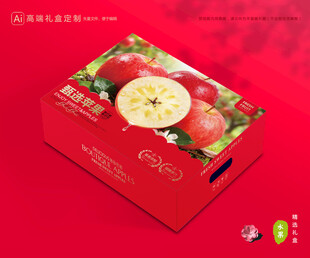 苹果包装 红富士礼盒