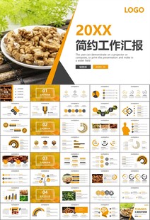 精美核桃种植产业总结计划ppt