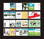 企业画册版式 (图片合层)