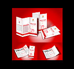 红会三折页设计