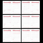 A5笔记本日历 记事本日历