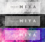 经典炫彩放射背景