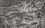 大理石水墨画背景墙