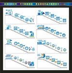 科技楼梯文化墙