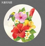 矢量花鸟图图片