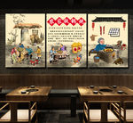 农家铁锅炖装饰画