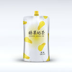 简洁大气自吸袋饮料包装 带制版