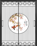 花香鸟语移门图案