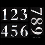 高端立体银色数字金属数字