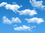 蓝天白云