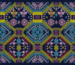 广西壮族织锦刺绣纹样