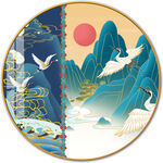 国潮水墨民宿装饰画