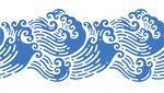 浪花海浪设计图案无缝对接