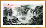 水墨画锦绣河山