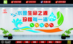 珍惜水资源文化墙
