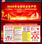 a2025年安全生产月宣传栏