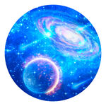 蓝色星空吊顶软膜天花