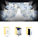 蓝色婚礼效果图