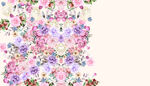 缤纷花卉图案背景