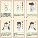 古代名人肖像图