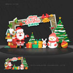 圣诞节拍照框 