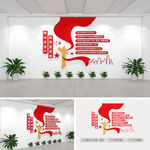 推动房地产高质量发展文化墙