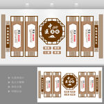 中医文化展厅展示墙