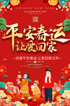 2026喜庆春运海报