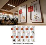 食堂展板