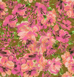 粉色花卉图案纹理背景