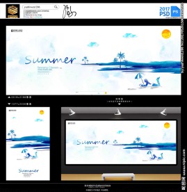 夏天创意海报