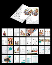 通用公司画册ai设计模板