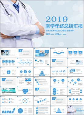 医疗医生年终工作总结汇报ppt