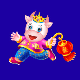 牛年门画牛年门贴牛年素材卡通牛